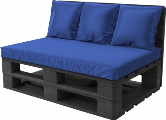 Диван Pallet Black Blue в аренду