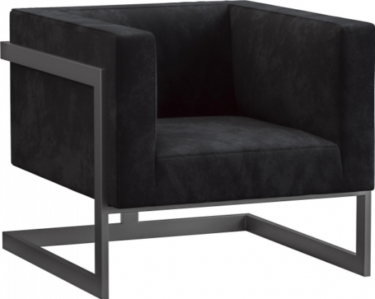 Кресло Andrian Graphite черного цвета в аренду