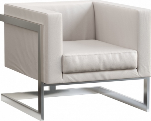 Кресло Andrian White белого цвета в аренду