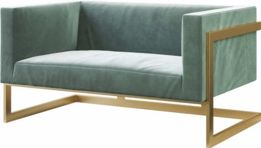 Диван Andrian Bruno зеленого цвета в аренду