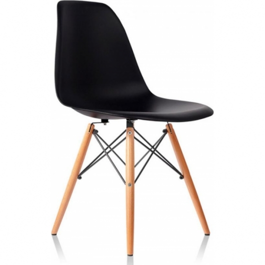 Стул Eames Black черного цвета в аренду